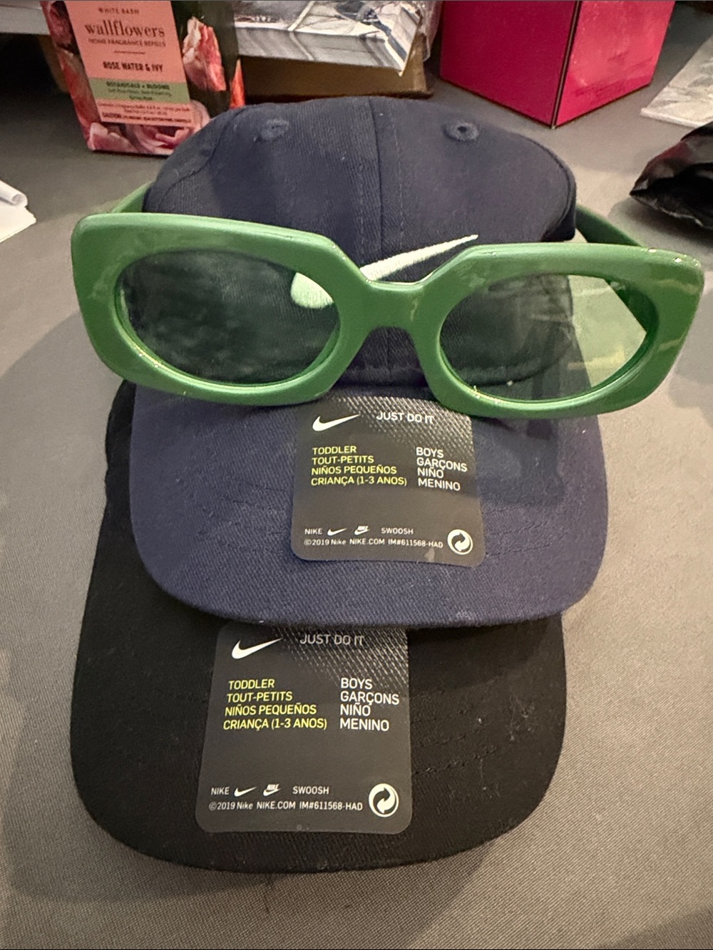Green Frame Women's Sunglasses